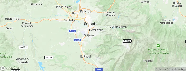 Zubia, Spain Map