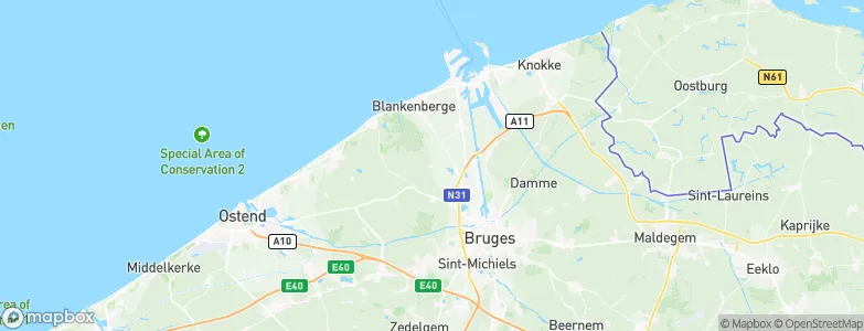Zuienkerke, Belgium Map