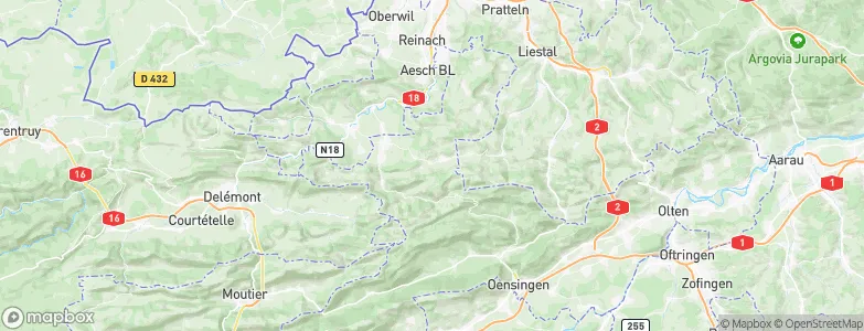 Zullwil, Switzerland Map