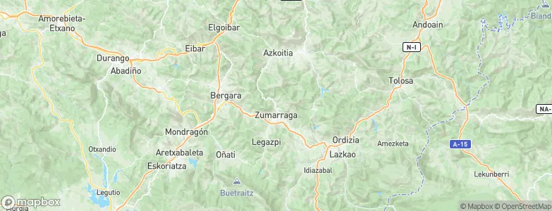 Zumarraga, Spain Map