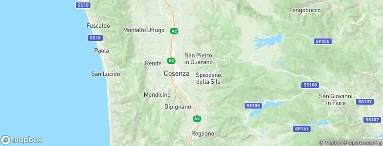 Zumpano, Italy Map