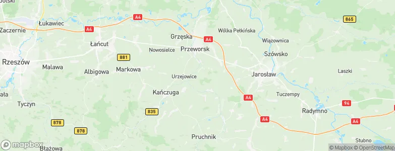 Żurawiczki, Poland Map