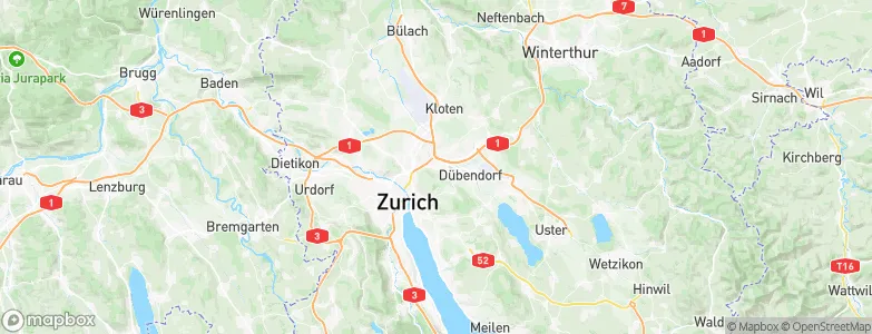 Zürich (Kreis 12), Switzerland Map