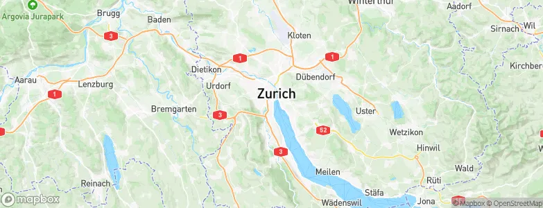 Zürich (Kreis 2) / Enge, Switzerland Map