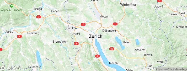 Zürich (Kreis 4) / Langstrasse, Switzerland Map