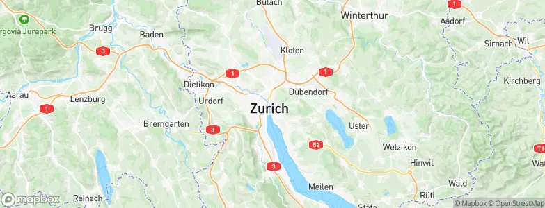 Zürich (Kreis 6), Switzerland Map
