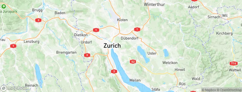 Zürich (Kreis 7), Switzerland Map