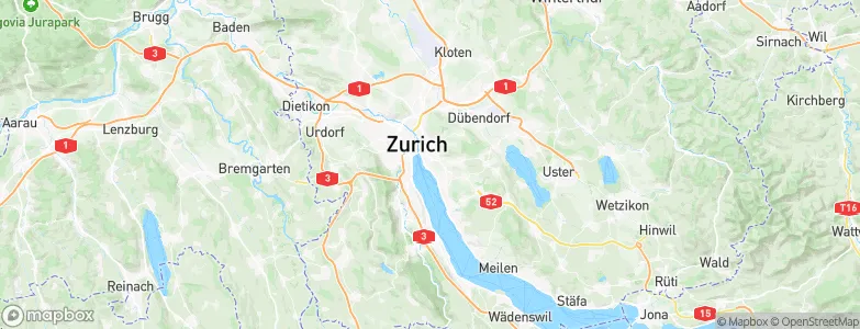 Zürich (Kreis 8) / Mühlebach, Switzerland Map