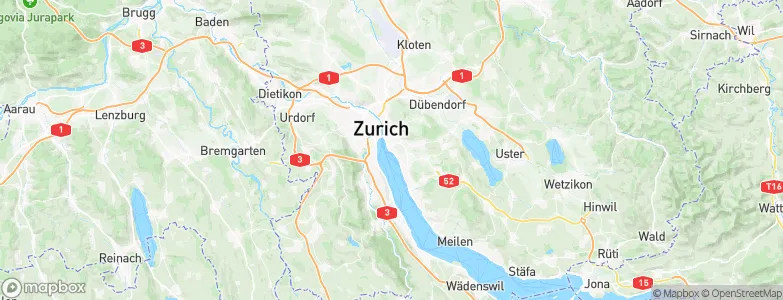 Zürich (Kreis 8) / Seefeld, Switzerland Map
