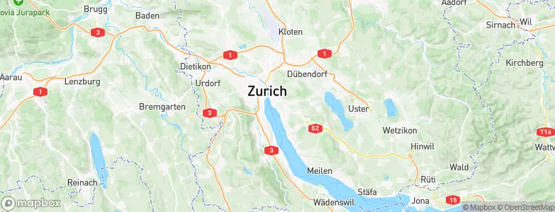 Zürich (Kreis 8), Switzerland Map