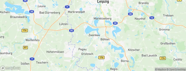 Zwenkau, Germany Map