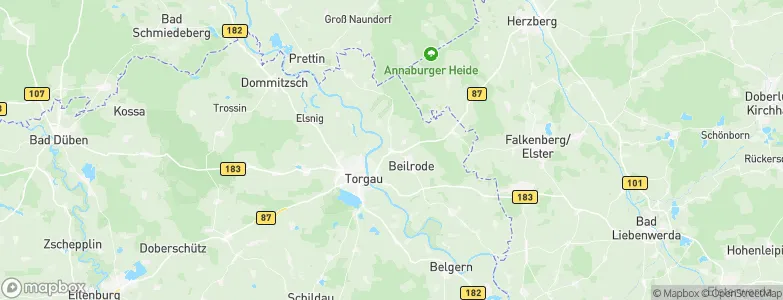 Zwethau, Germany Map