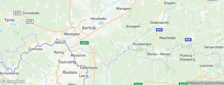 Zwevegem, Belgium Map