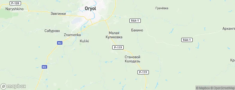 Zyabloye, Russia Map