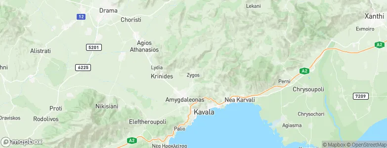 Zygos, Greece Map