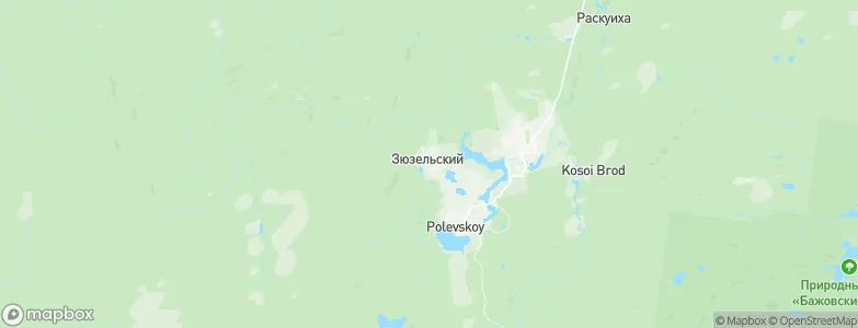 Zyuzel'skiy, Russia Map