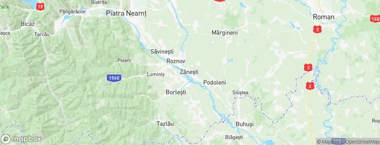 Zăneşti, Romania Map