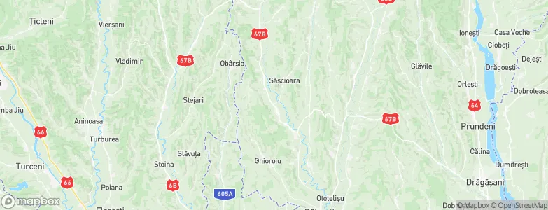 Zătreni, Romania Map