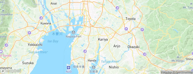 Ōbu, Japan Map