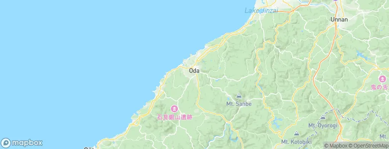 Ōdachō-ōda, Japan Map