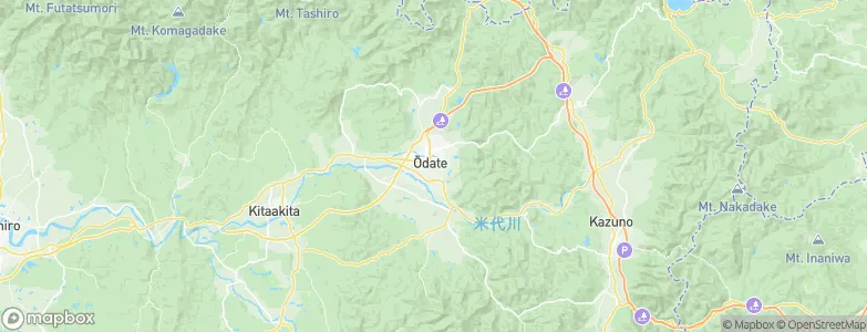 Ōdate, Japan Map