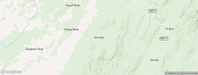 Ōmnah, Afghanistan Map