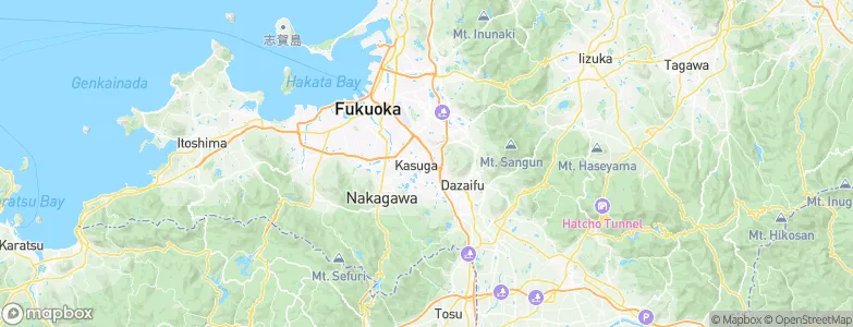 Ōnojō, Japan Map