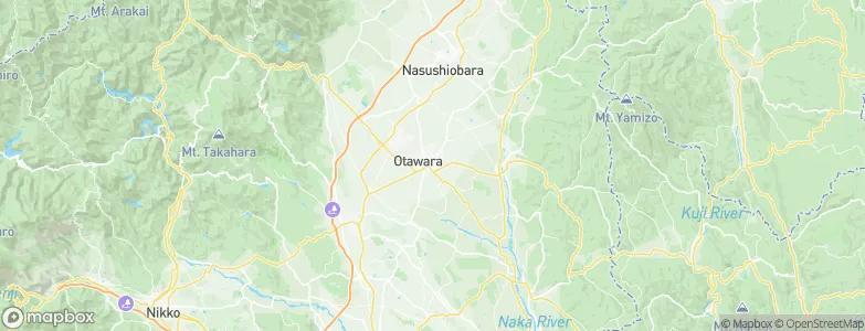 Ōtawara, Japan Map