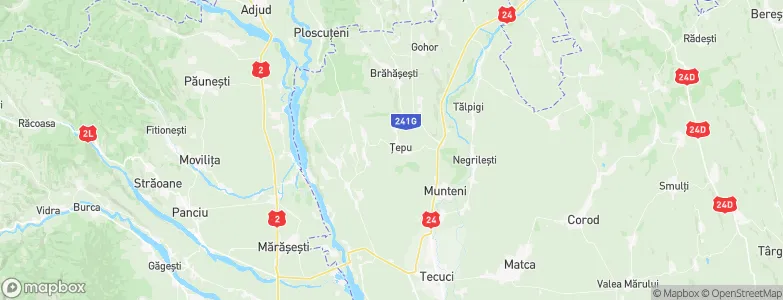 Ţepu, Romania Map
