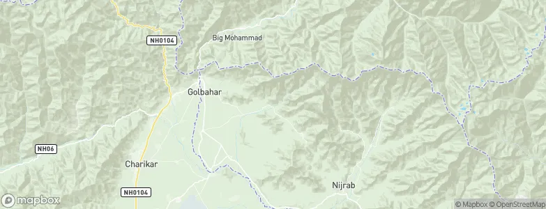 Ḩājī Khēl, Afghanistan Map